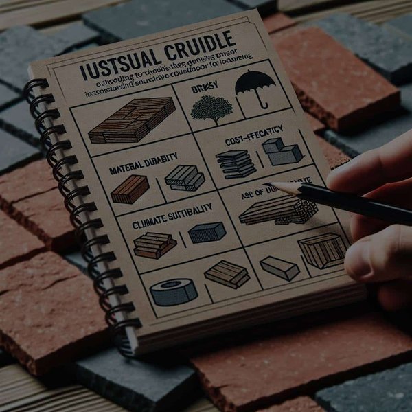 Quels sont les critères pour choisir un revêtement de sol extérieur durable et peu coûteux ?