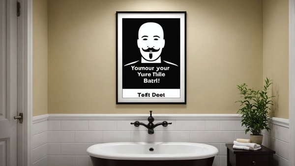 Affiches humoristiques : décorez votre salle de bain avec humour