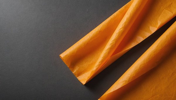 Papier de soie safran 17g/m² : 240 feuilles pour embellir vos cadeaux